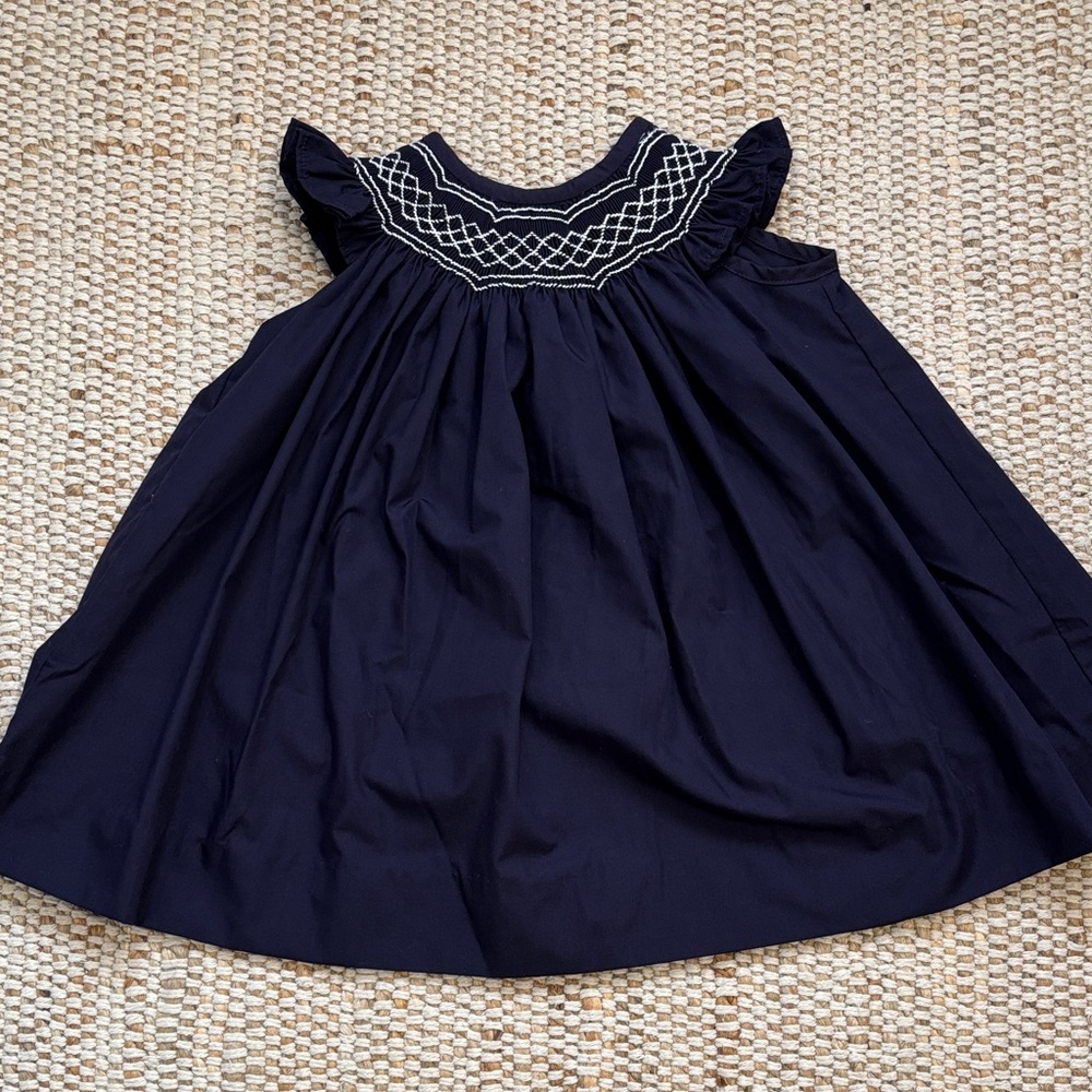 TBBC Navy Dress 18-24 months EEUC
